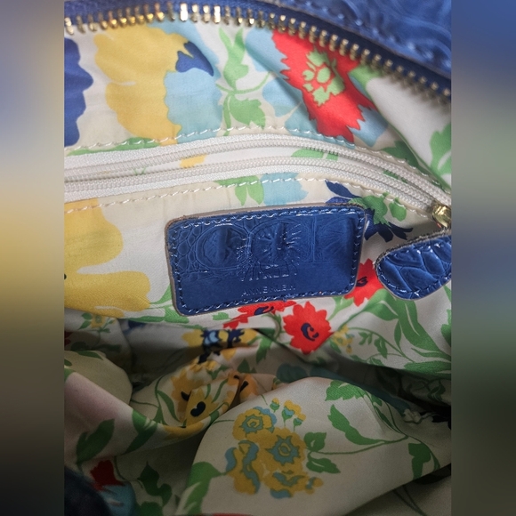 🧡💜💛Anne klein purse handbag Cocodrilo Simulation Skin ❤️🧡💜 - Picture 15 of 16